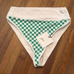 Beach riot Emmy bottom green checker